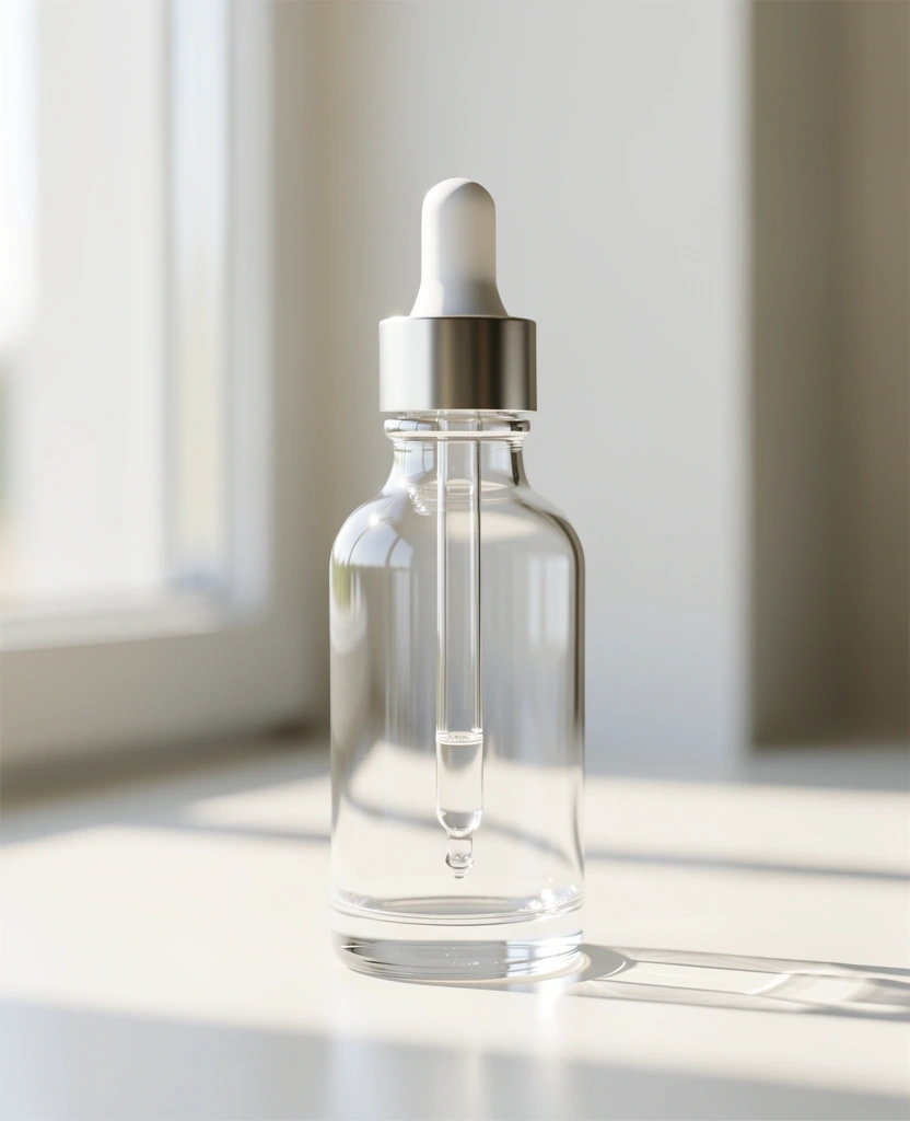 Skin rejuvenation serum bottle